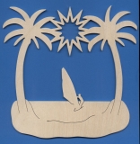 Fensterbild "Surfer"